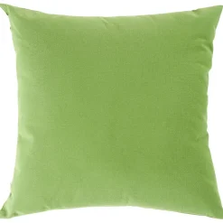 Coussin carré vert herbe 45x45cm