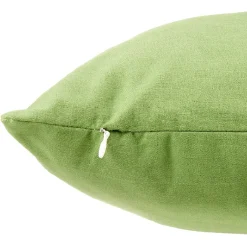 Coussin carré vert herbe 45x45cm