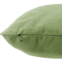 Coussin carré vert menthe 45x45cm