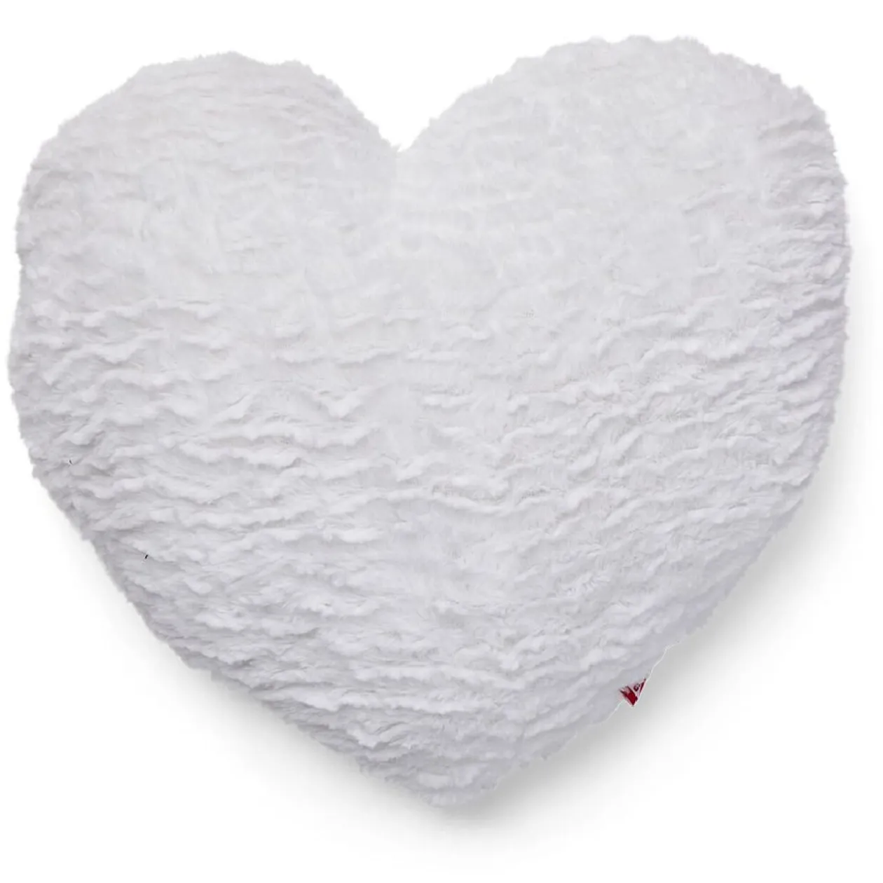 Coussin coeur blanc 40x40cm