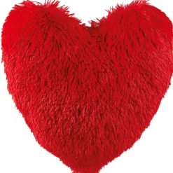 Coussin coeur rouge