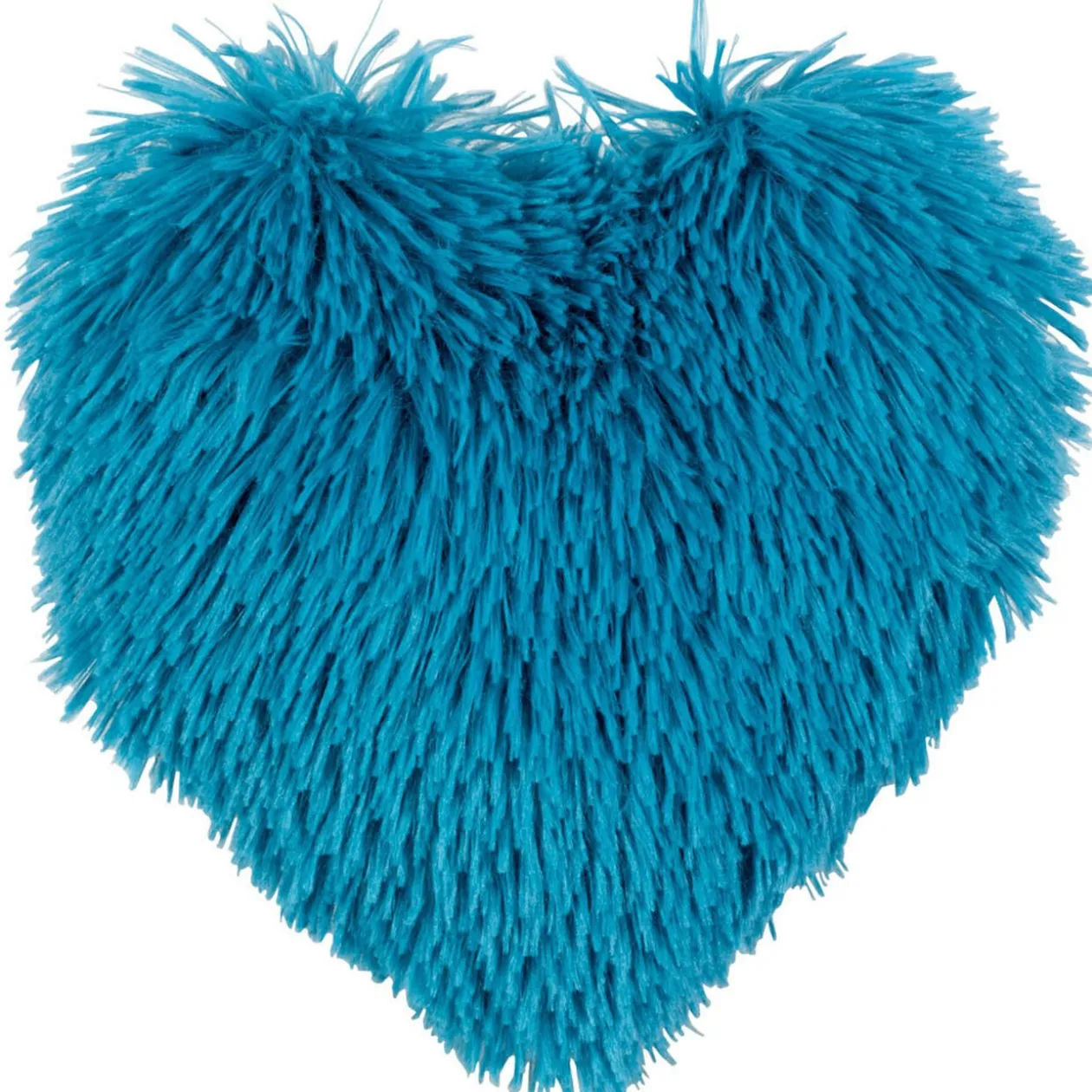 Coussin coeur shaggy