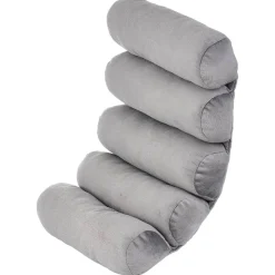 Coussin confort multi-positions gris souple et modulable