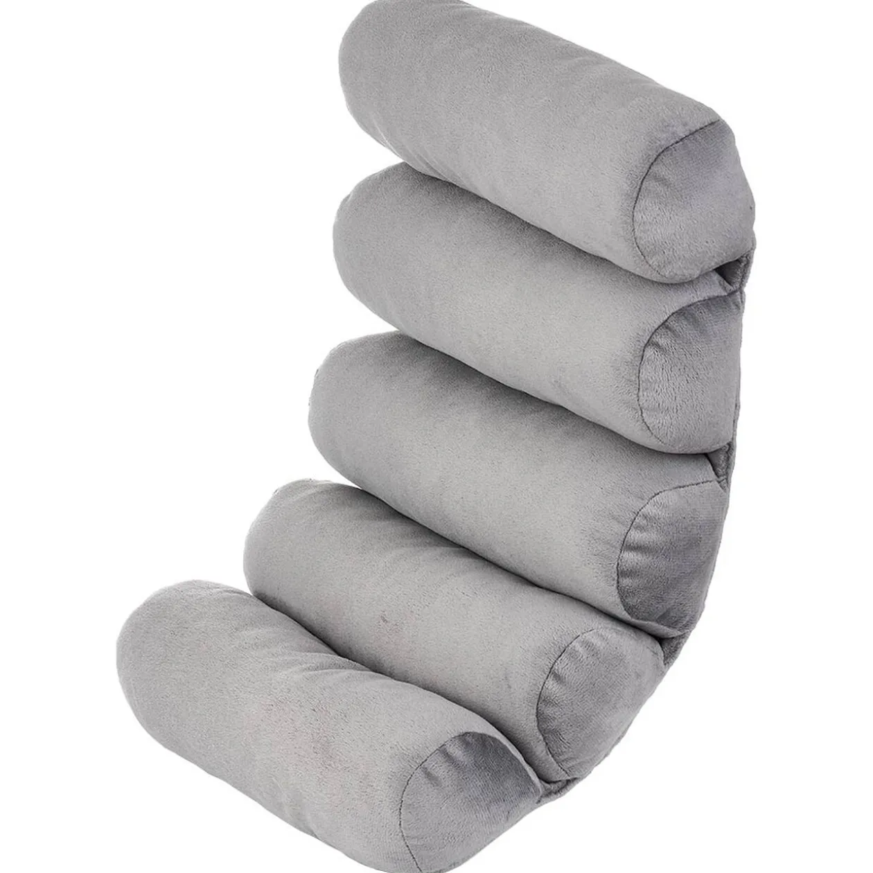 Coussin confort multi-positions gris souple et modulable