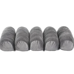 Coussin confort multi-positions gris souple et modulable
