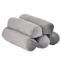 Coussin confort multi-positions gris souple et modulable