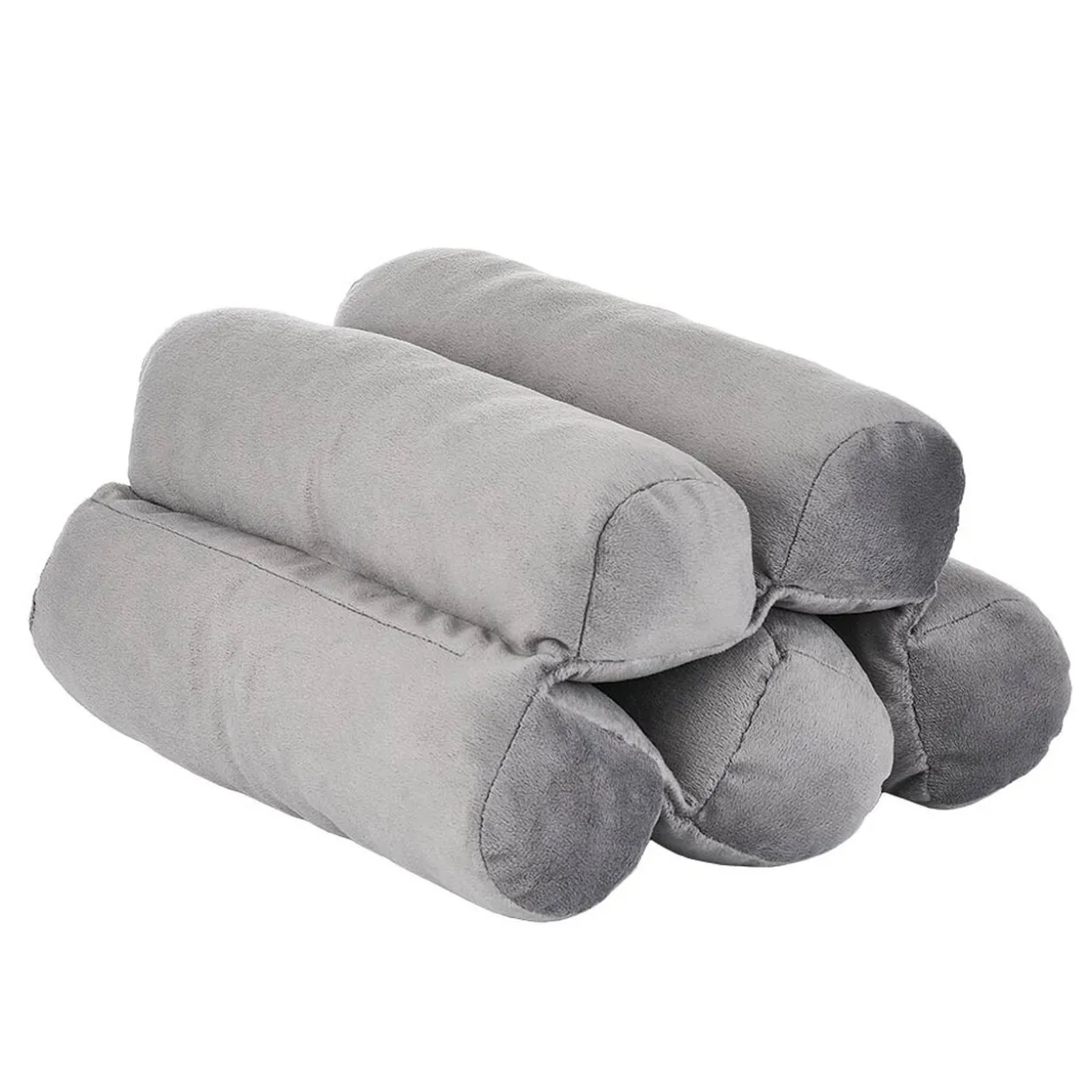 Coussin confort multi-positions gris souple et modulable