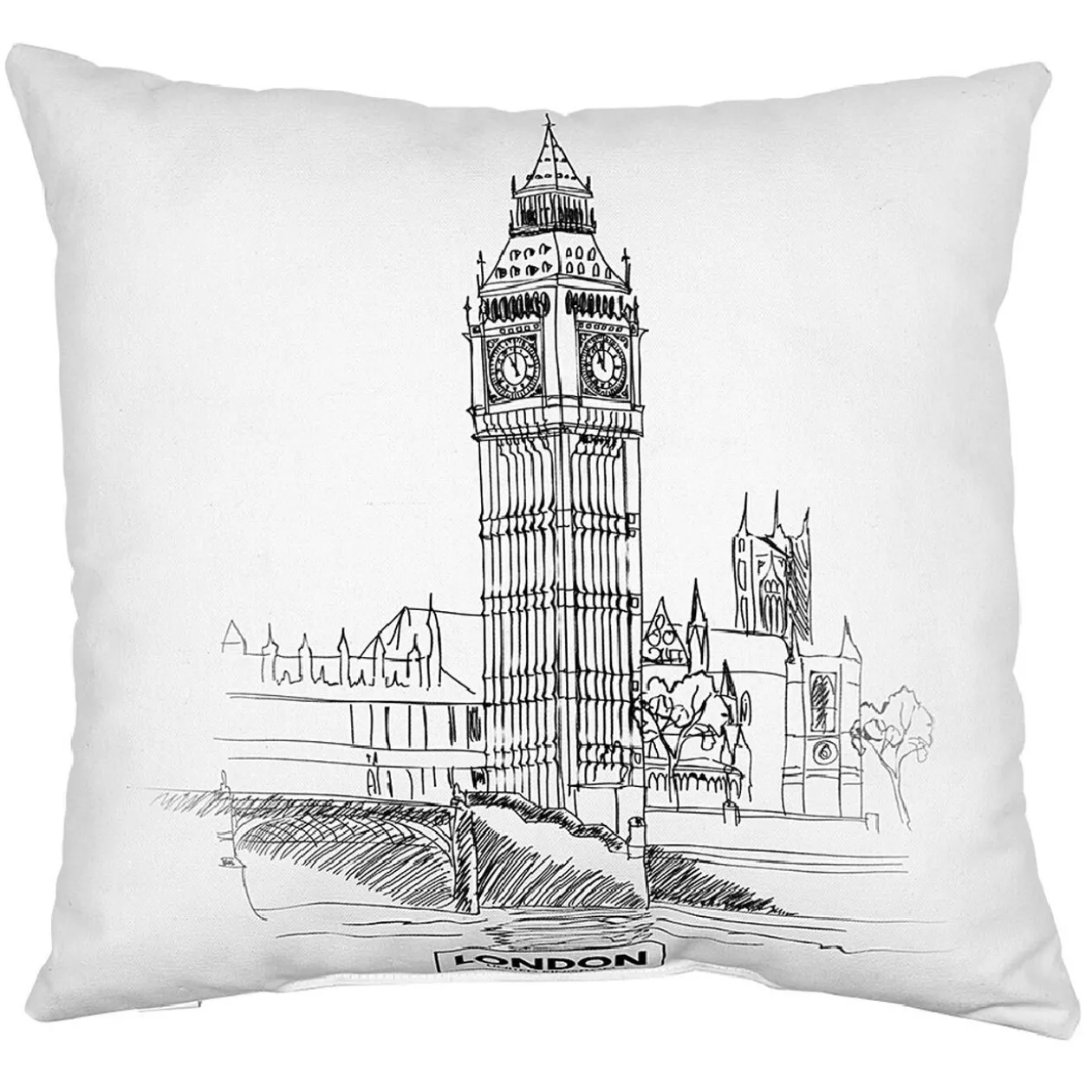 Coussin coton London