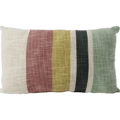 Coussin déco à rayures 30x50cm