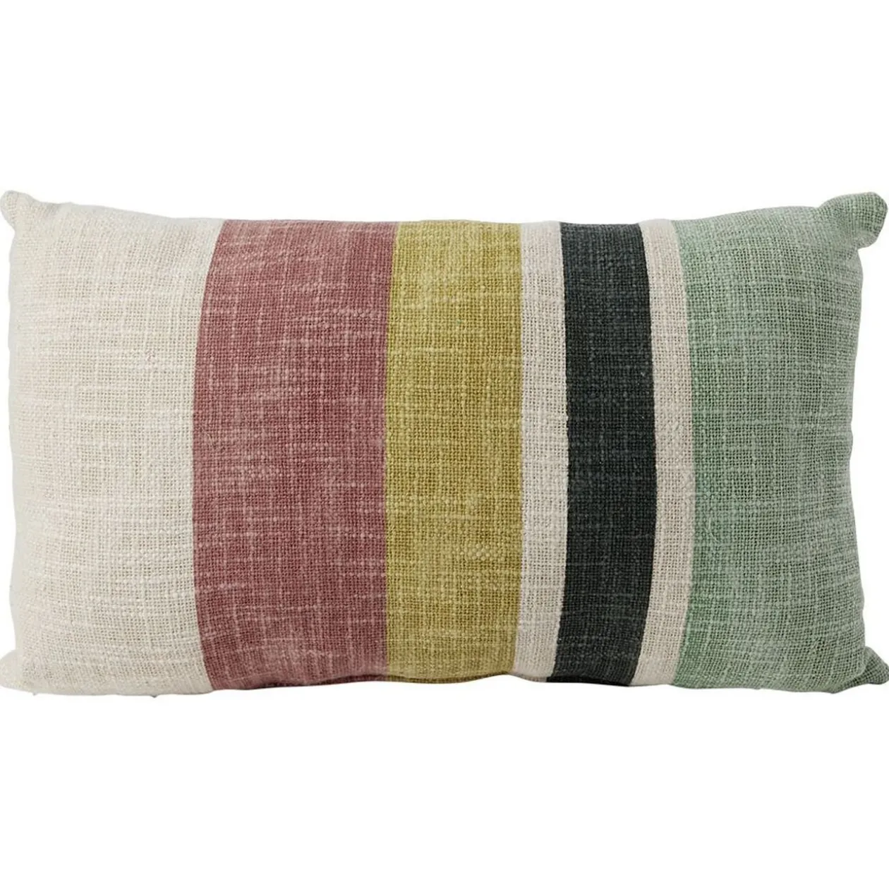 Coussin déco à rayures 30x50cm