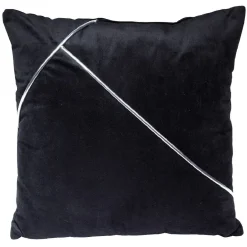 Coussin déco asymétrique velours