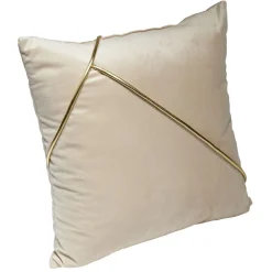 Coussin déco asymétrique velours