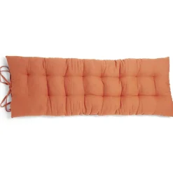 Coussin de banc 40x120cm polycoton orange