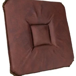Coussin de chaise carré chocolat marbré