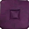 Coussin de chaise carré violet marbré