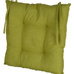 Coussin de chaise matelassé vert