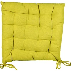 Coussin de chaise matelassé anis