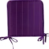 Coussin de chaise rayé violet