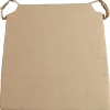 Coussin de chaise uni beige