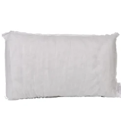 Coussin de rembourrage rectangulaire blanc polyester