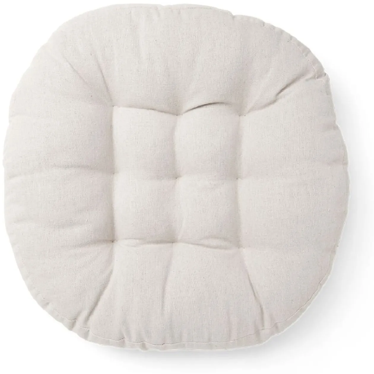 Coussin de sol Ø45cm beige