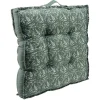 Coussin de sol motif tropical ou uni 50x50cm