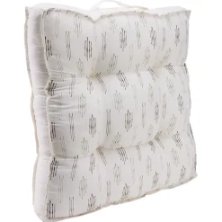 Coussin de sol motif tropical ou uni 50x50cm