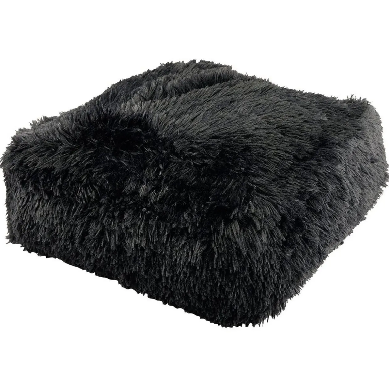Coussin de sol shaggy 40x40 cm