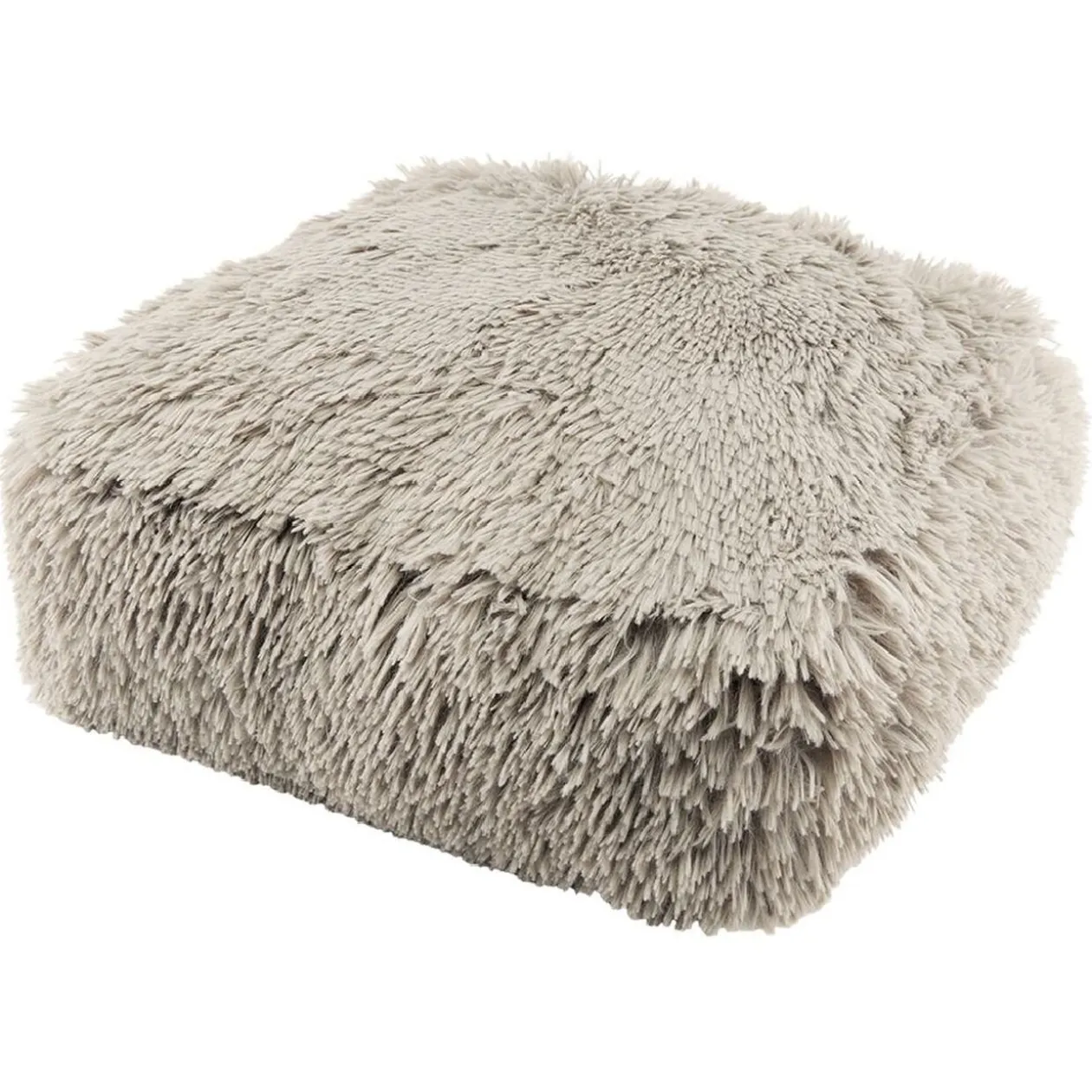 Coussin de sol shaggy 40x40 cm