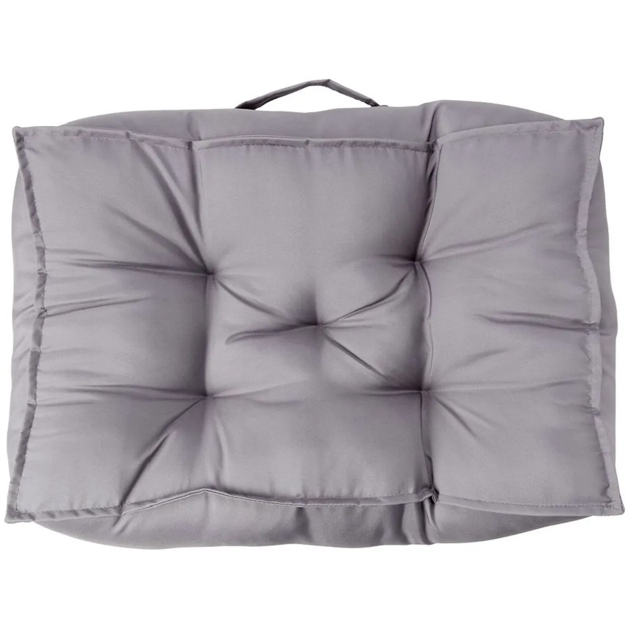 Coussin de sol uni jaune ou gris 60x40 cm