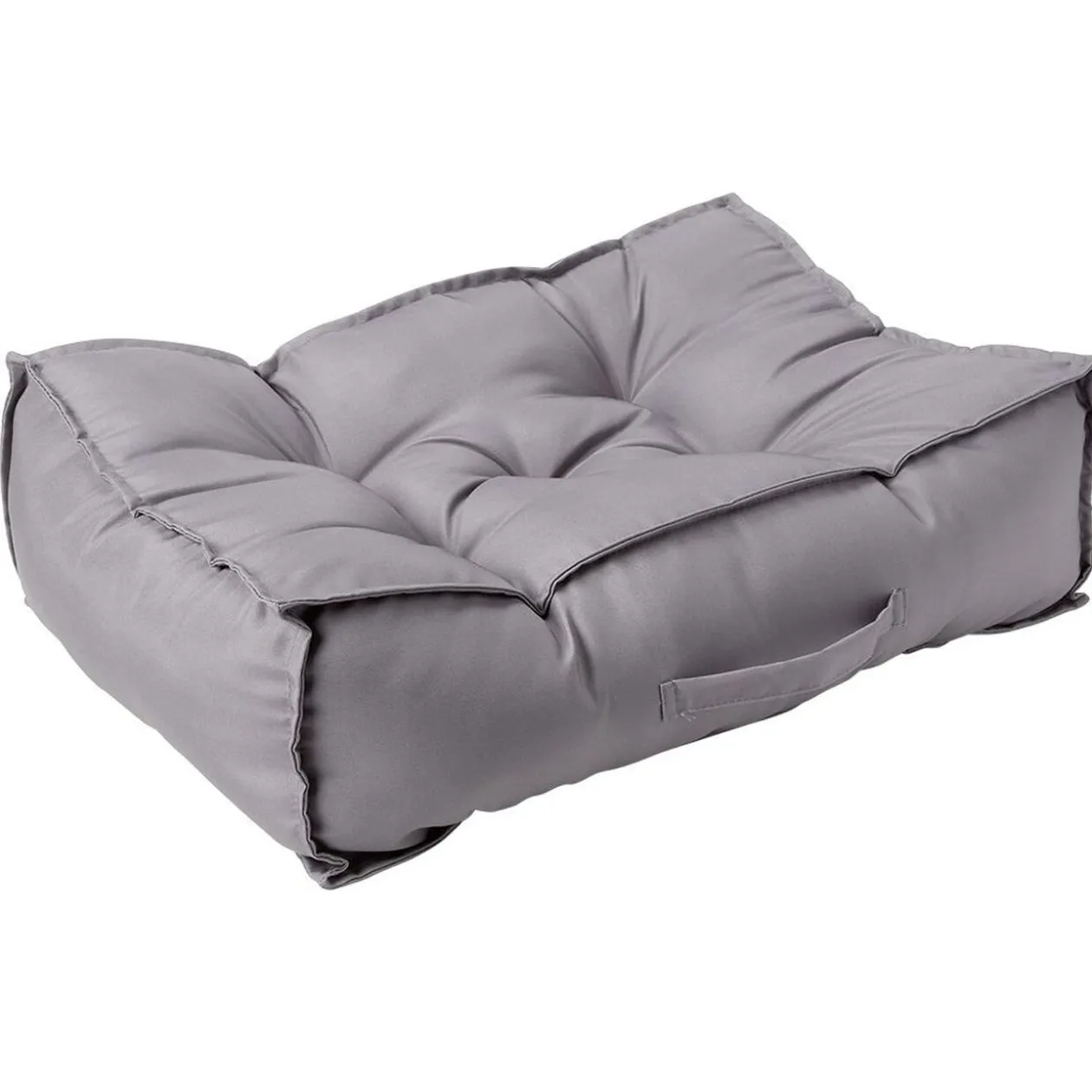 Coussin de sol uni jaune ou gris 60x40 cm