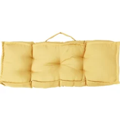 Coussin de sol uni jaune ou gris 58x20 cm