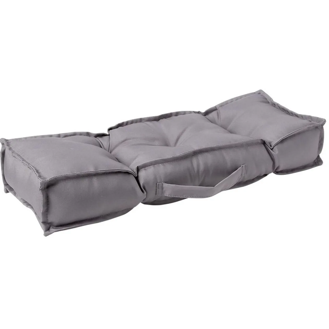 Coussin de sol uni jaune ou gris 58x20 cm