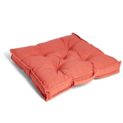 Coussin de sol 50x50xÉp8cm avec poignée terracotta