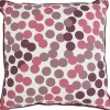 Coussin design pois rose