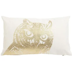 Coussin effet lin L50X30 cm