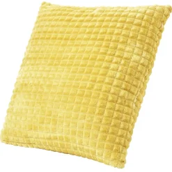Coussin flanelle effet quadrillé 40x40 cm