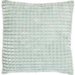 Coussin flanelle effet quadrillé 40x40 cm
