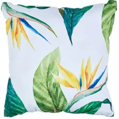 Coussin imprimé exotique