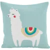 Coussin imprimé Lama