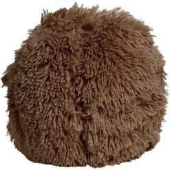 Coussin manchon paresseux marron H29cm
