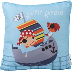 Coussin motif pirate