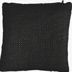 Coussin noir acrylique