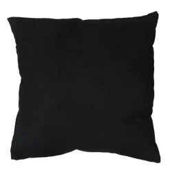 Coussin noir carré