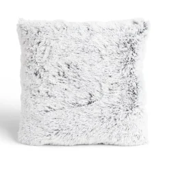 Coussin polaire beige 40x40cm