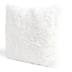 Coussin polaire beige 40x40cm