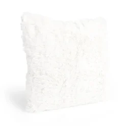 Coussin polaire beige 40x40cm
