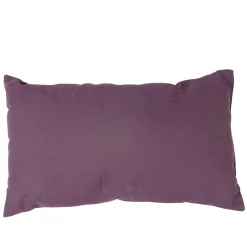 Coussin prune rectangulaire