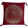 Coussin rectangle effet velour