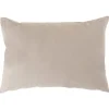 Coussin rectangulaire beige 40 x 60 cm
